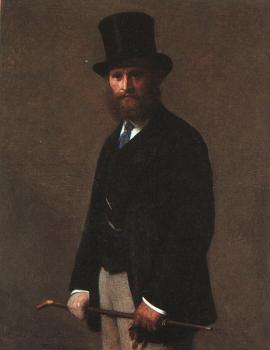 亨利 方丹 拉圖爾 Portrait of Edouard Manet